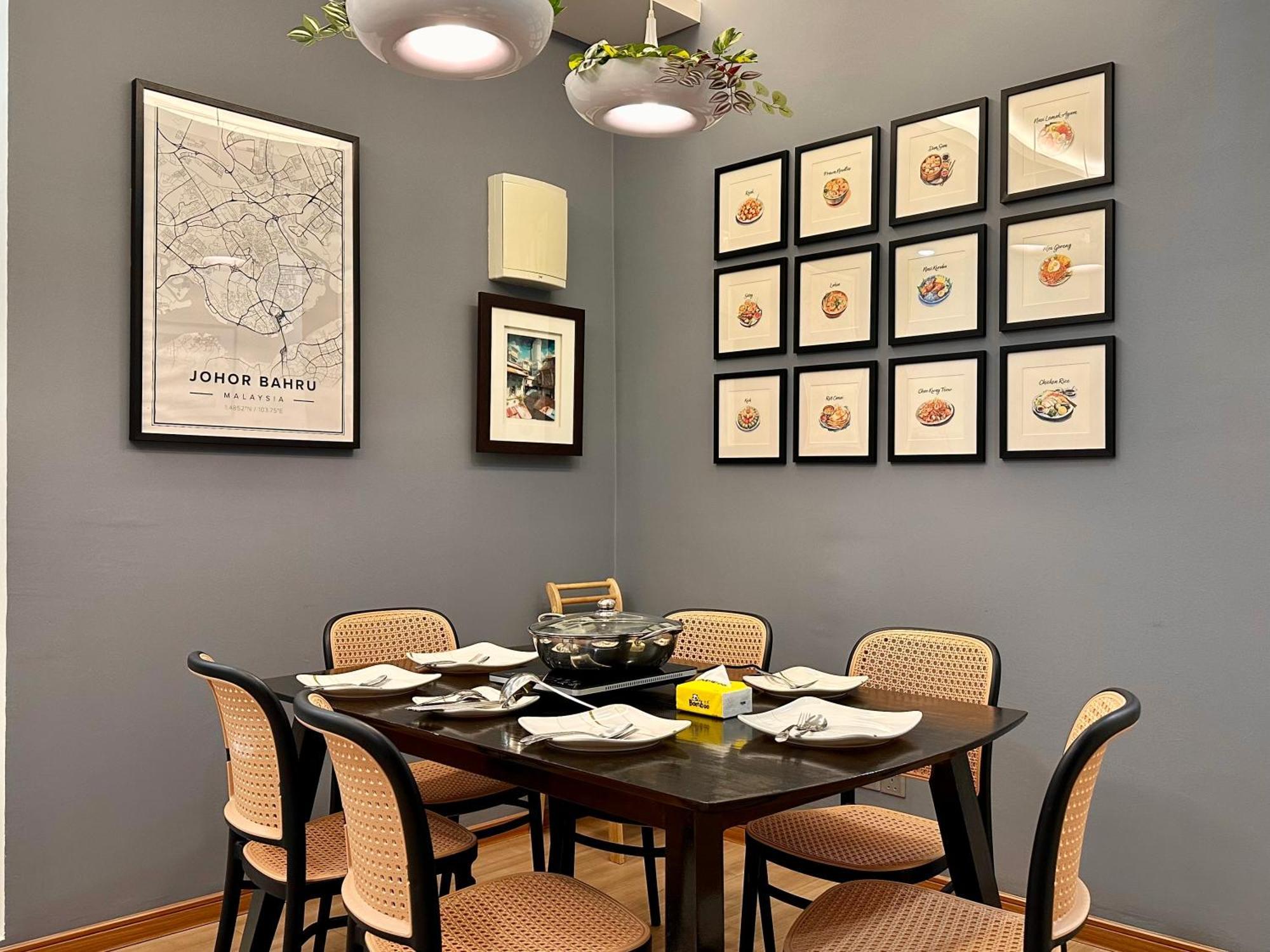 Apartment Artsy In Jb Town Center Near Foodcourt, Malls & Grocery Johor Bahru